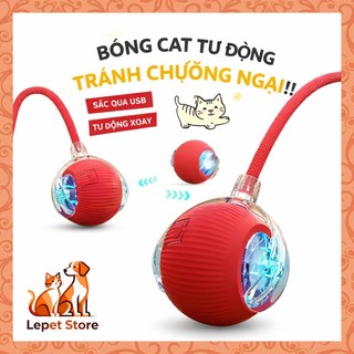 [Banh Đồ Chơi Tự Động Chạy Cho Chó Mèo] Có Kèm Đuôi Chuột Tăng Thích Ứng, Giảm Stress Có thể sạc lại