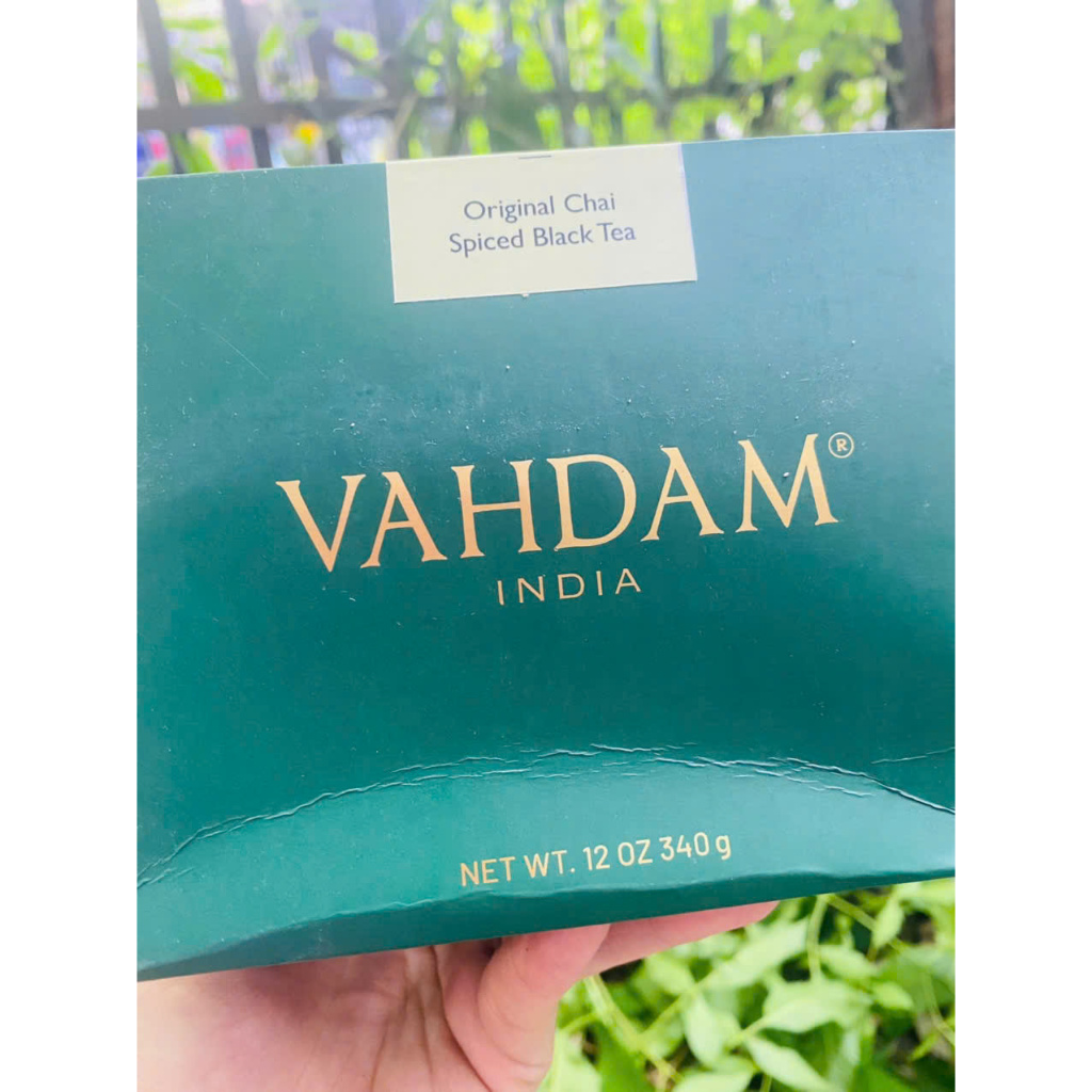 India's Original Masala Chai Tea với hỗn hợp trà đen 340g VAHDAM