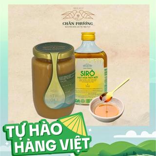 Chân Phương | Combo Siro Mật hoa Thốt Nốt (265gr) +  Mật hoa Thốt Nốt cô đặc (500gr)