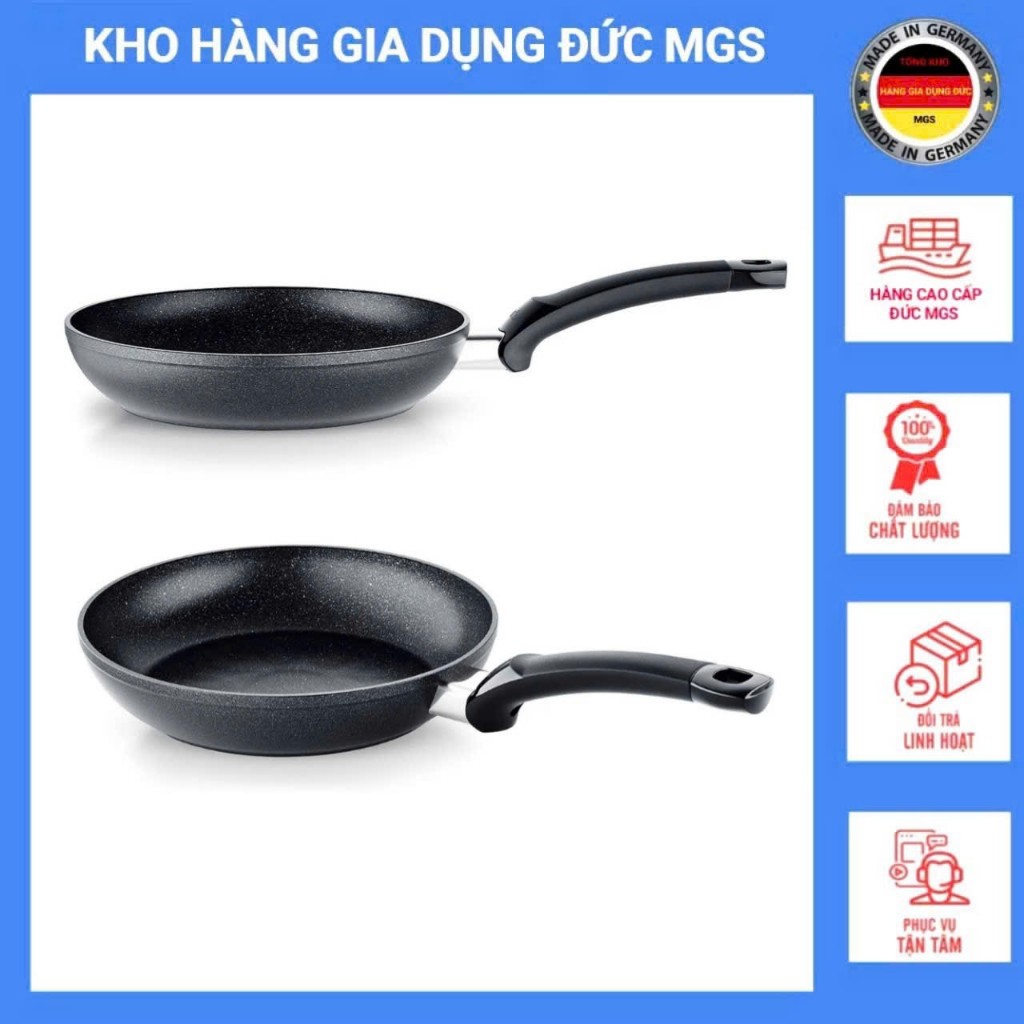 CHẢO FISSLER STARDUST FORTE 24CM & 28CM CHỒNG DÍNH AN TOÀN KHÔNG PFOA - HÀNG ĐỨC