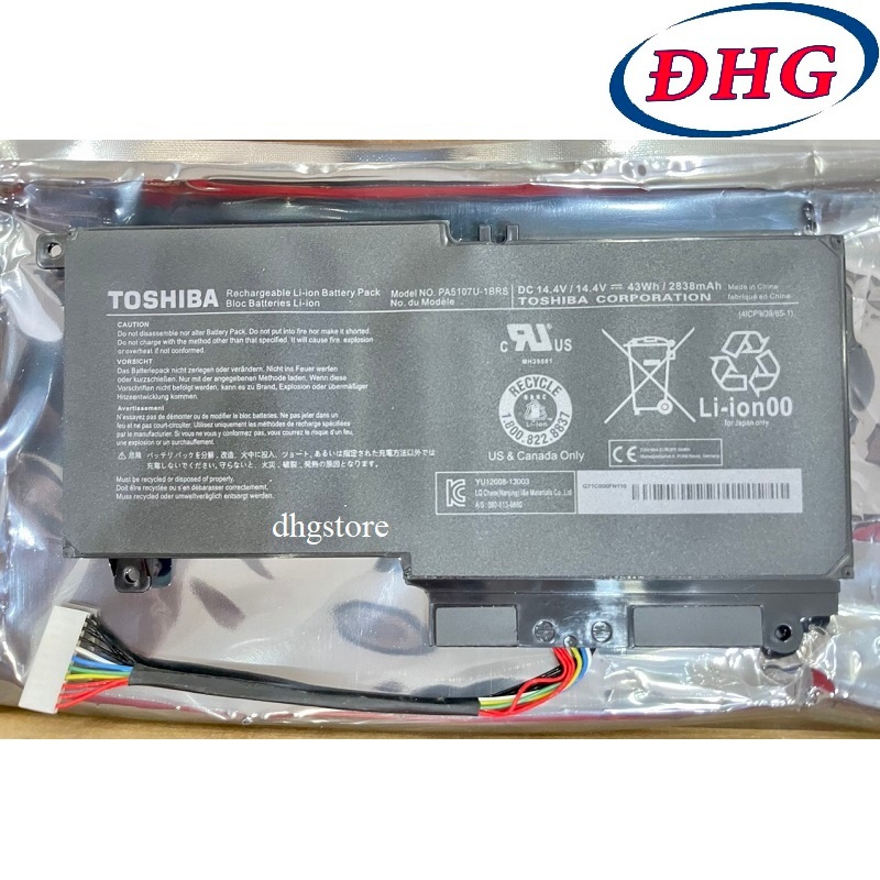 Pin laptop Toshiba Satellite P55-A, P55D-A, P55-A, P55-B, P55D-B, P55T-B, 5107, PA5107, PA5107U, 43W