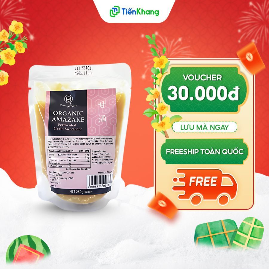 Sữa Gạo Lên Men Amazake Nhật Bản - Bịch (250gram)