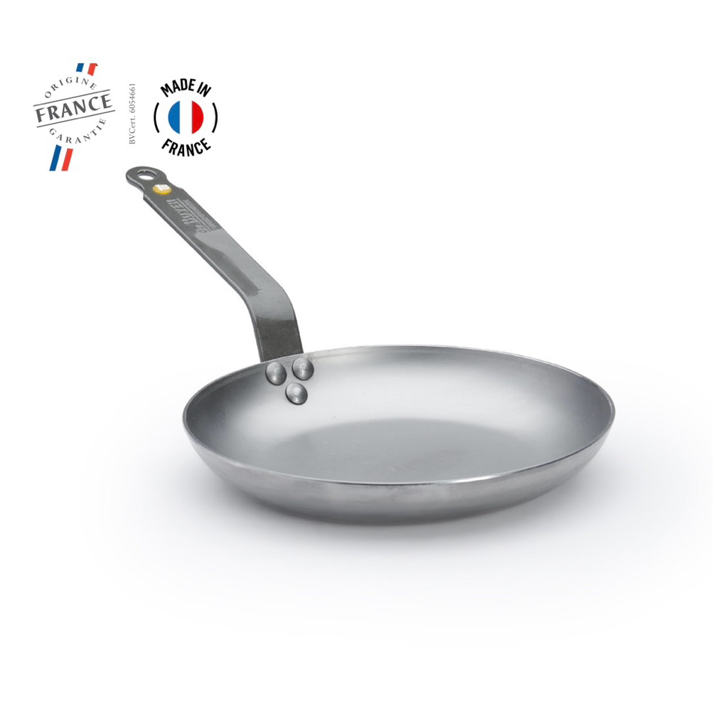 Chảo thép carbon De Buyer Mineral B dk 24cm