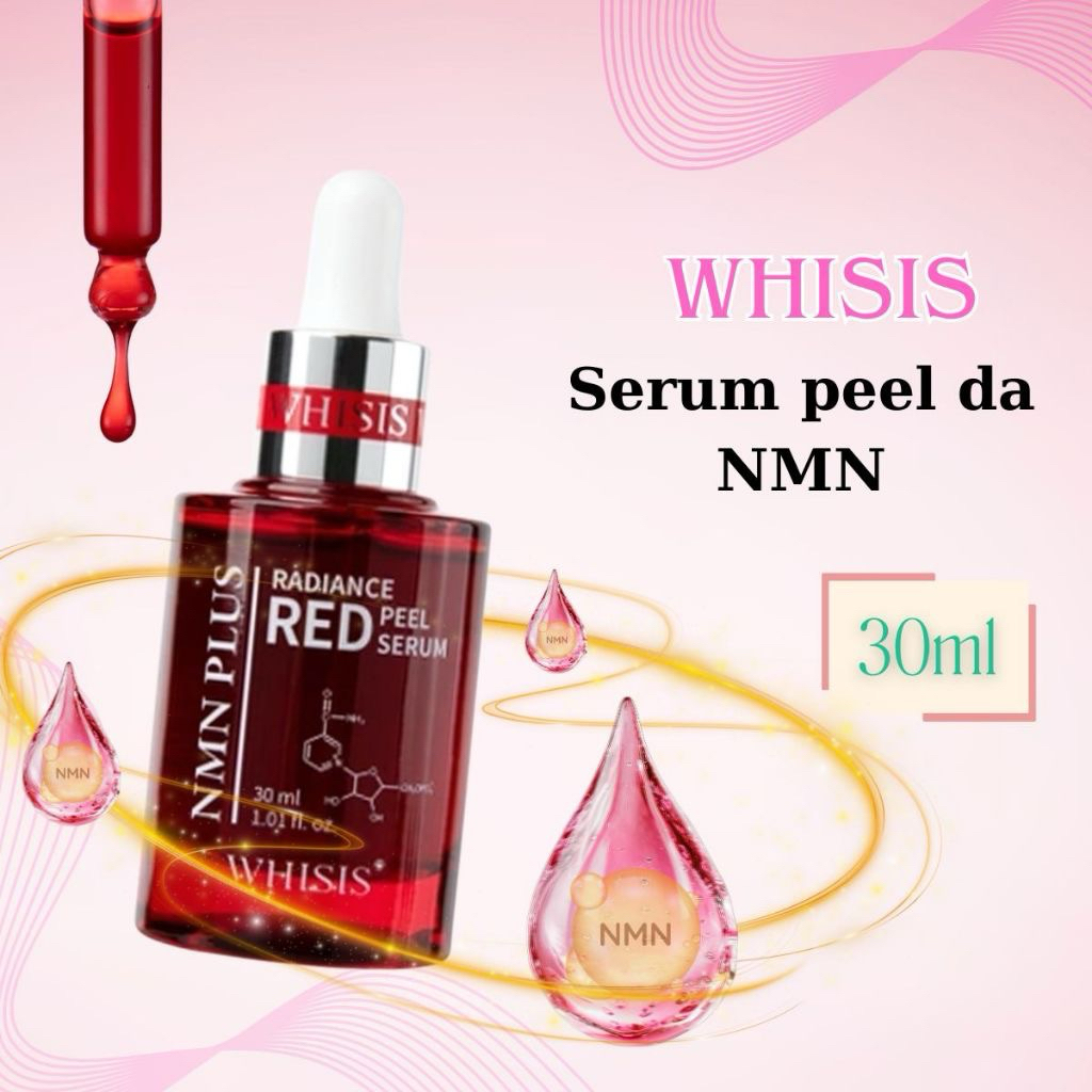 WHISIS NMN Plus Radiance red peel serum WHISIS Tinh Chất Peel da NMN Plus