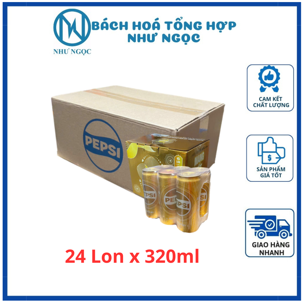 Pepsi Lon Vàng Phiên Bản Giới Hạn Tết 2026  Lon 320ml
