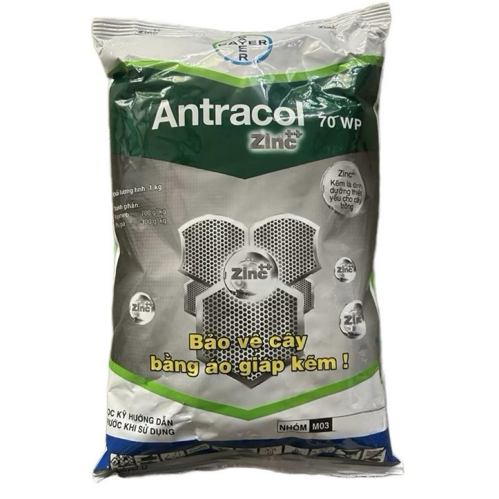 ANTRACOL 70WP quy cách 1Kg - Chính Hãng Bayer Việt Nam, giúp xanh lá dày lá