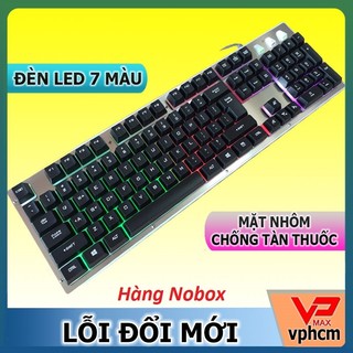 Chuột Game Bàn phím Mixie Phím giả cơ đèn led RGB cực êm, phím nhạy chơi game văn phòng cực đẹp - VP MAX