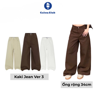  Quần Jean Ver.3 Dài Fold Series Calem chất liệu Kaki Jean form nam nữ phong cách trẻ trung năng động 
