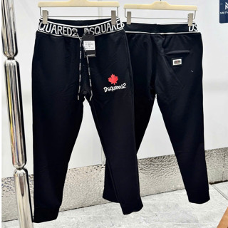 Quần Nỉ nam boy phố Jocgger lá phong đỏ DSQ Dày Dặn_Quần Nỉ 2 da Co Dãn Mặc Thoải Mái