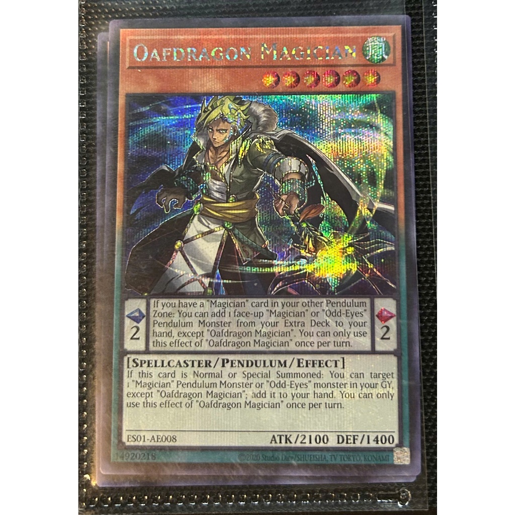 Thẻ bài Yugioh - ES01-AE008 Oafdragon Magician