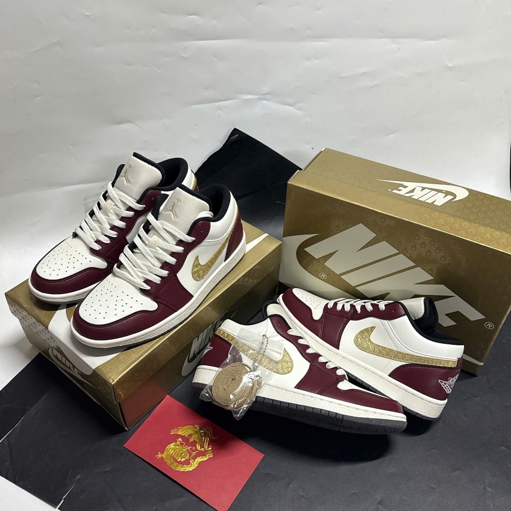 Giày Thể Thao Nike Air Jordan 1 Low SE Year of the Dragon – Sneaker Low Phiên Bản Rồng Nam Nữ [The S
