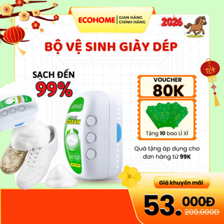  Bộ vệ sinh giày dép AMB tiện lợi không cần giặt nước tẩy ố vàng vết bẩn khử mùi giày dép hiệu quả 