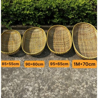 Nôi Tre Cho Bé Đặt Võng + Bọc Lót Viền Cotton Thun Lạnh - Hàng Thủ Công Cao Cấp Đủ Size