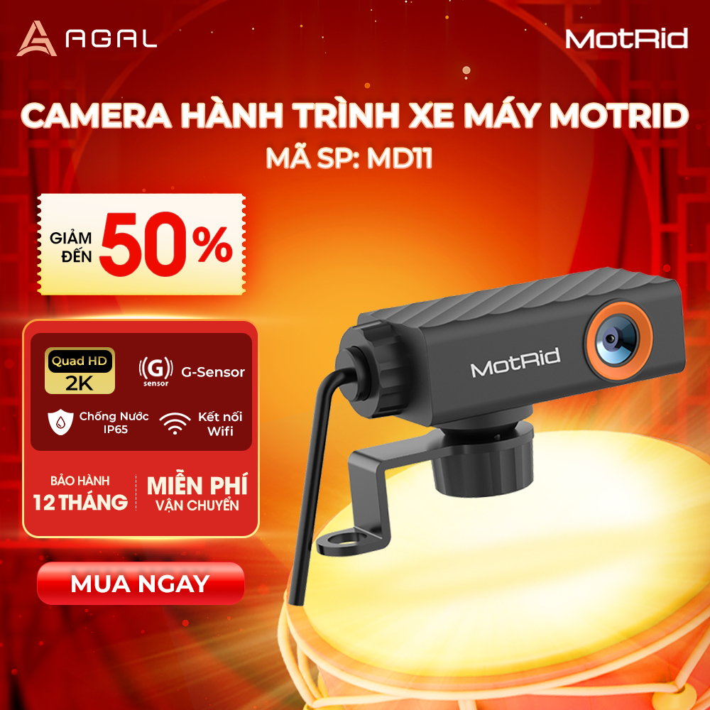 Camera Hành Trình Xe Máy MotRid MD11