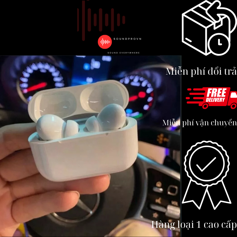 Tai Nghe Ko Dây Tai Nghe Bluetooth Pro4 Bass Căng Đổi Tên Kết Nối Nhanh Tặng Kèm Dây Sạc Pin Trâu SoundproVN