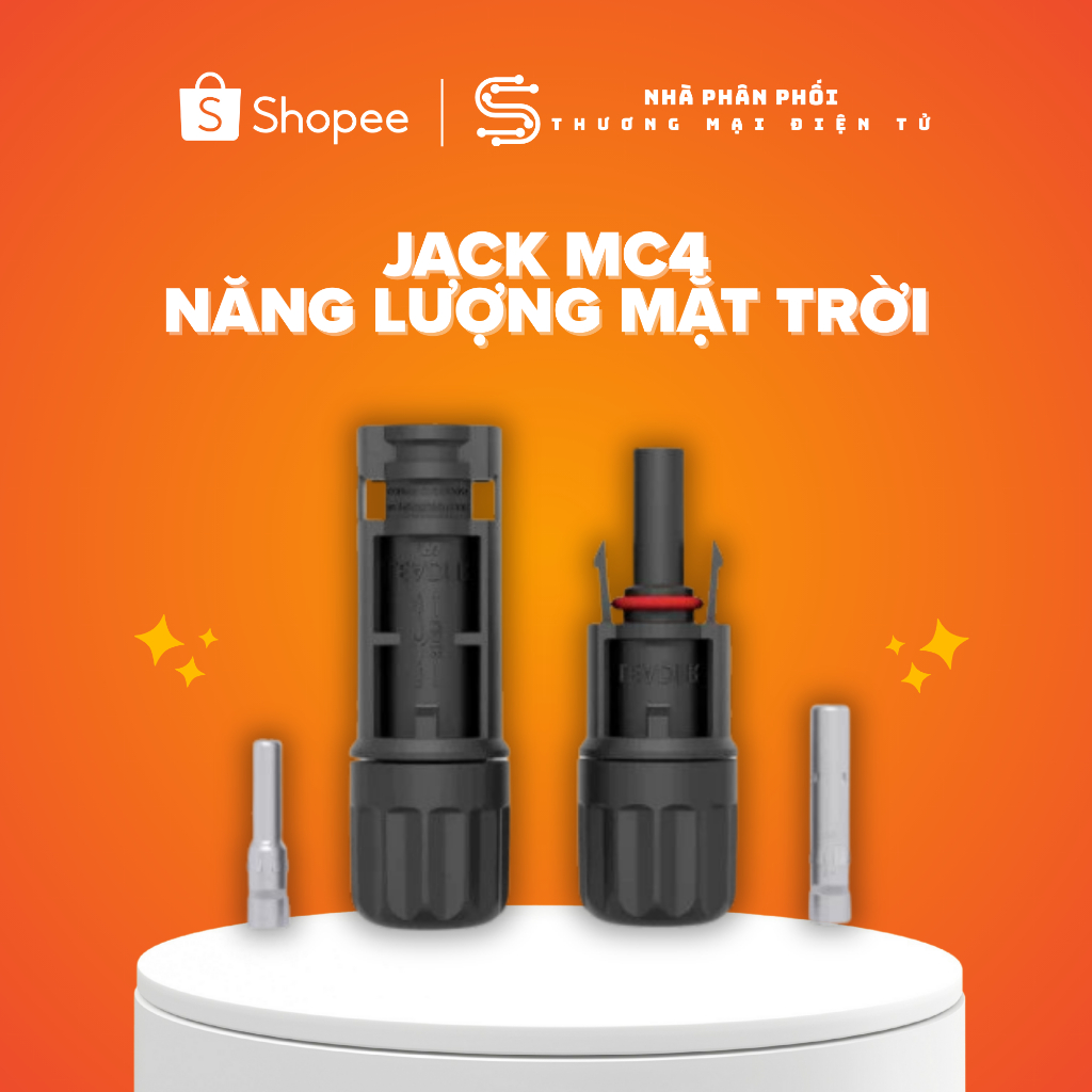 Jack kết nối MC4, jack năng lượng mặt trời
