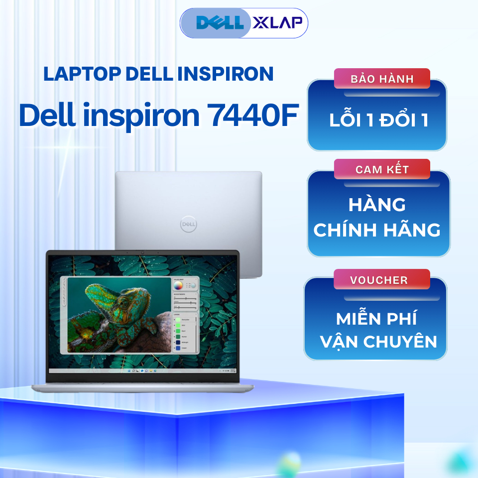 Máy tính xách tay Dell Inspiron 14 plus 7440 Intel Core 5 210H/ 16GB RAM/ SSD 512GB