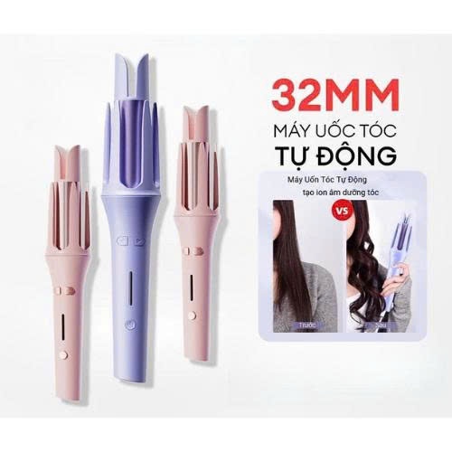 [MẪU HOT] Máy Uốn Tóc Tự Động 7HAH Chất Liệu Gốm Sứ Đường Kính Uốn 32mm Có Bảo Hành