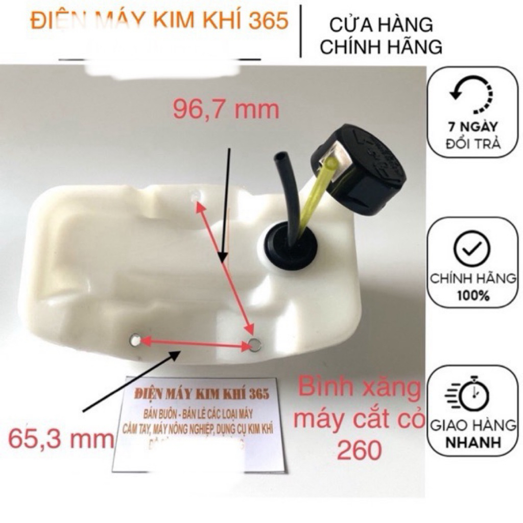 Bình Xăng Máy Cắt Cỏ 260 - 330 Oshima, Hupanda, Kamatsu, Các Dòng Máy Cắt Cỏ Lắp Chung