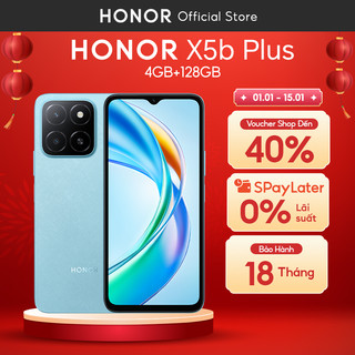 Điện thoại Honor X5b Plus  4+4 GB+128GB | Pin 5200mAh 90Hz | Màn hình 6.56" | Bảo Hành 18 Tháng 