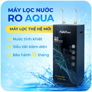 Máy Lọc Nước RO AQUA Mới Có Vỏ Tủ 2 Vòi 4-11 Cấp Lọc có bổ sung ion kiềm hdrogen ( không có chức năng làm nóng lạnh)