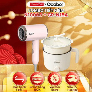  Combo Gaabor 07 Nồi điện đa năng Gaabor GR-N15A và Máy sấy tóc ánh sáng xanh Gaabor N1000D 