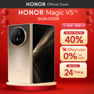  Điện Thoại Cao Cấp HONOR Magic V5 16GB+512GB | Pin 5820mAh | Màn hình 7.95 inch | Snapdragon 8 Elite 