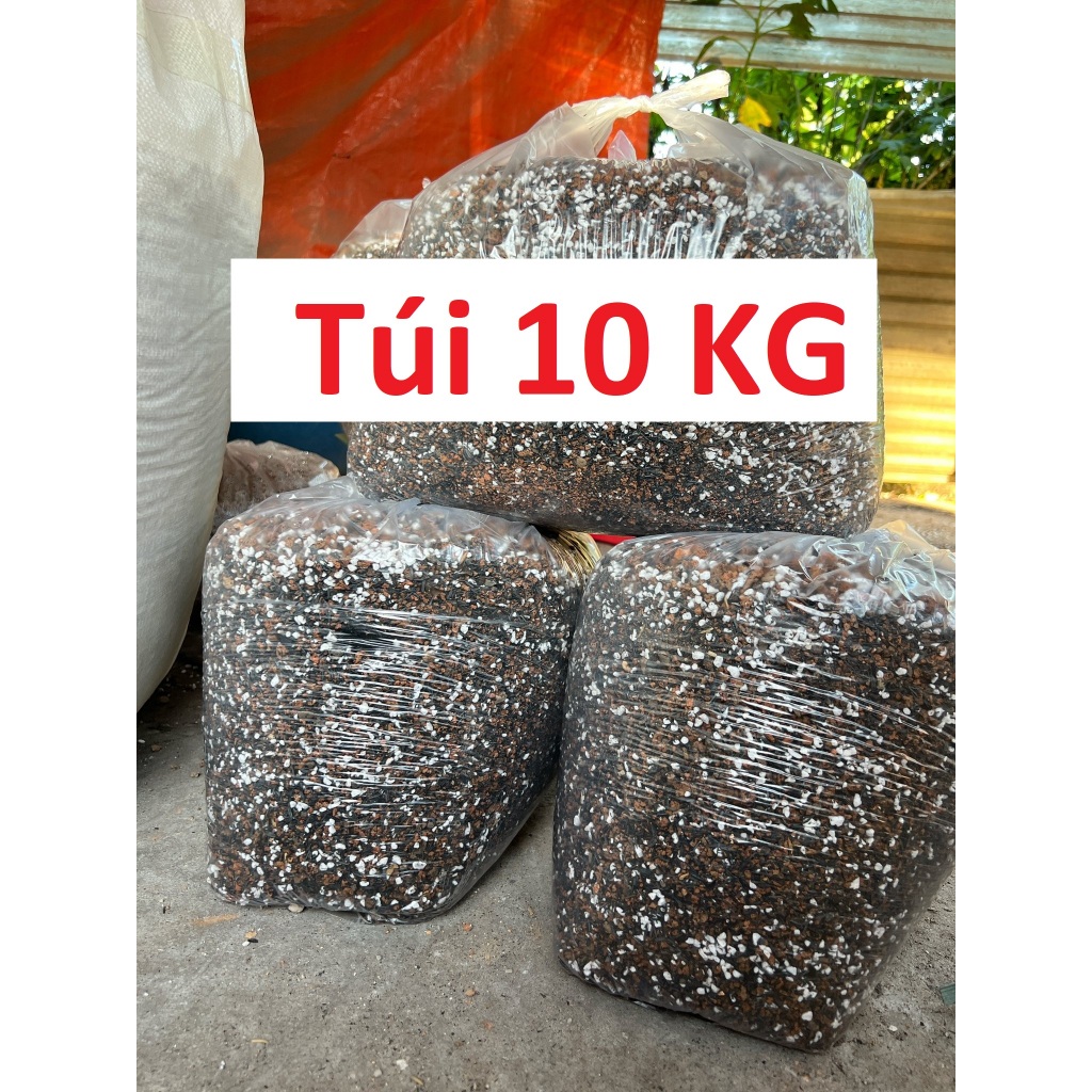 Combo 10kg Đất trồng cây sen đá , xương rồng mix các loại