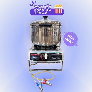 Máy làm bắp rang bơ Bình gas lớn 30cm