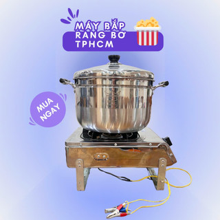 Máy làm bắp rang bơ Bình gas lớn 30cm