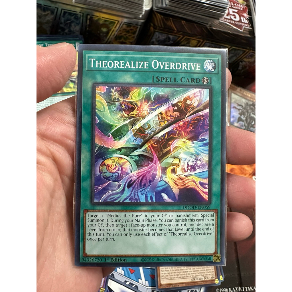 Thẻ bài Yugioh Theorealize Overdrive (Real Card)