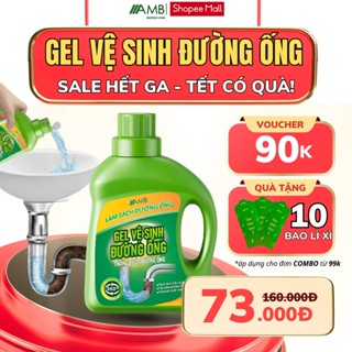  Gel vệ sinh đường ống AMB làm sạch cặn bẩn khử mùi hôi hiệu quả giữ ống thông thoáng dung tích 500ml 