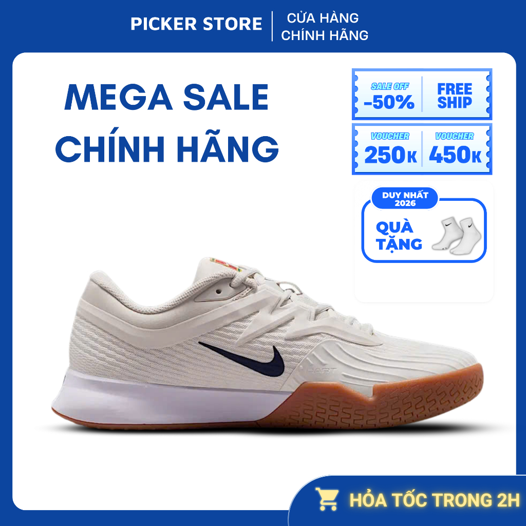 Giày Thể Thao Pickleball, Tenis Vapor Pro 3 ‘Binary Blue’ FZ2161-100 chính hãng PICKER SHOES
