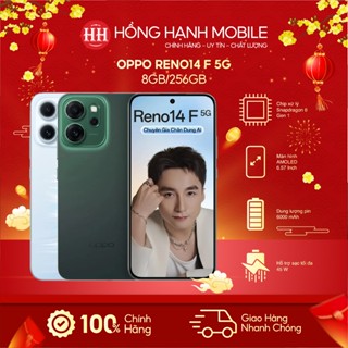  Điện Thoại Oppo Reno14 F 5G 8GB 256GB - Hàng Chính Hãng 