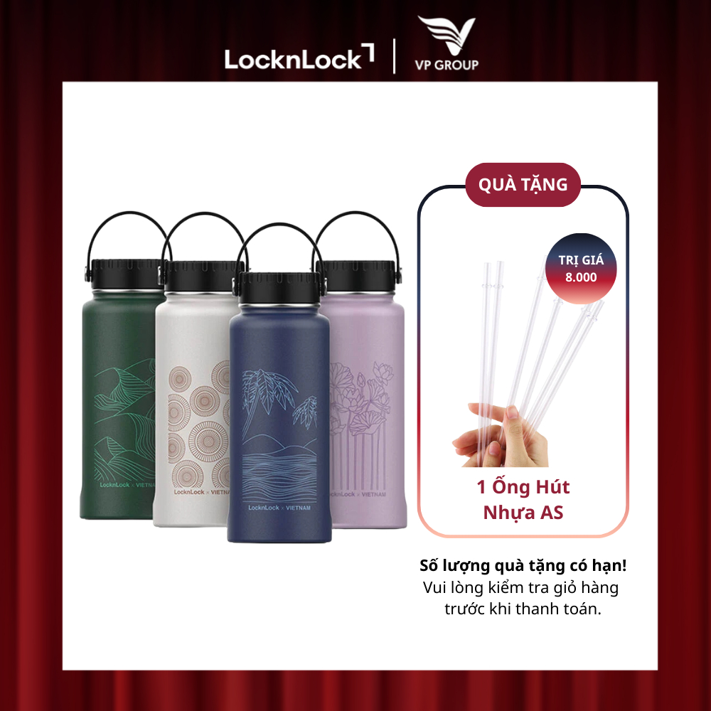 Bình giữ nhiệt LocknLock Riga Tumbler phiên bản Việt Nam 897ml (4 mẫu) LHC4160