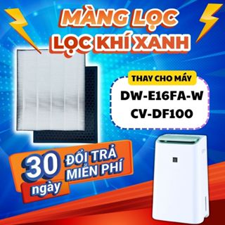  Bộ lọc LocKhiXanh® tương thích cho Màng lọc không khí Sharp DW-E16FA-W   CV-DF100. 