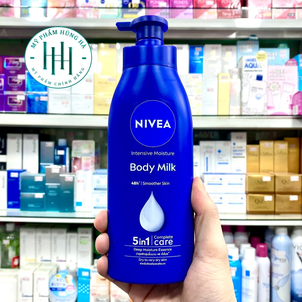 Dưỡng Thể Nivea, Sữa Dưỡng Thể Nivea Intense Moisture Body Milk, Dưỡng Ẩm Chuyên Sâu 380ML