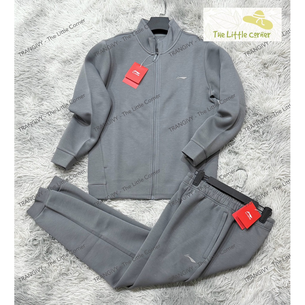 Bộ thể thao nỉ Nam Lining AWDU125/ AKLU127