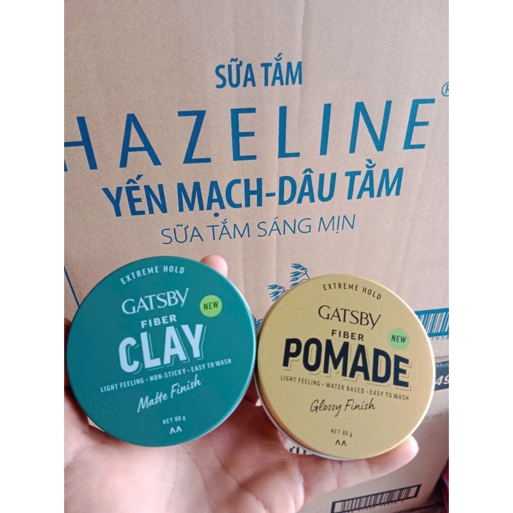 Sáp Vuốt Tóc Siêu Cứng GATSBY Clay 80g.