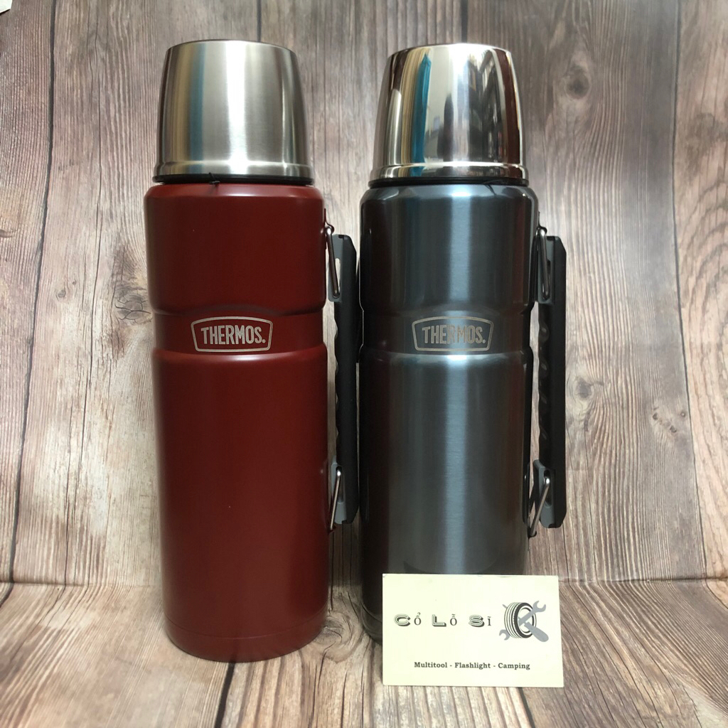 [Cổ Lỗ Sĩ] Thermos 40 oz. Stainless King Vacuum Bottle Bình Giữ Nhiệt