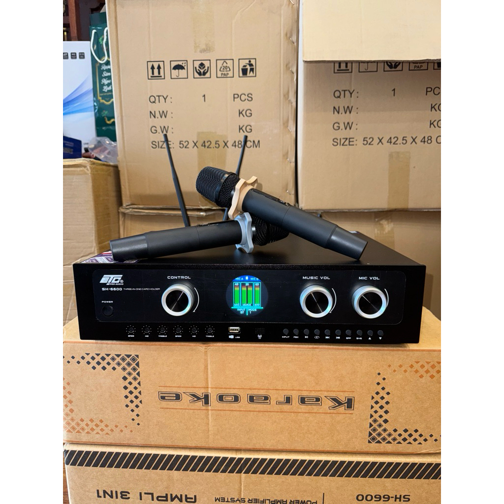 Đẩy Liền Vang Liền Mic - Amply 3in1 hát nhẹ đấu loa là hát