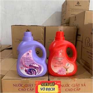 Combo 2 Can nước Giặt Xả Cao Cấp Bali Organic công nghệ Nhật Bản Sạch Sâu đánh bay mọi vết bẩn