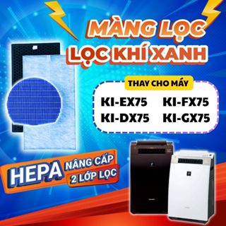  Bộ lọc LocKhiXanh® tương thích cho Màng lọc không khí Sharp KI-DX75   KI-EX75   KI-FX75   KI-GX75 