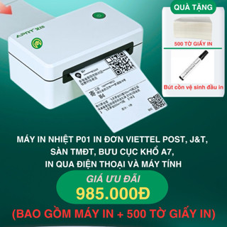 Máy in đơn Viettel post, J&T, SHOPEE và các sàn TMĐT trên điện thoại