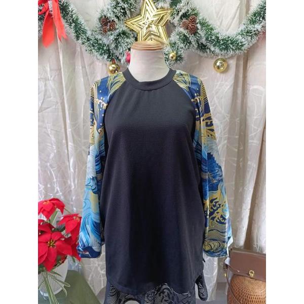 DEGREY thanh lý - Áo thun phối tay lụa bymo - SIZE M