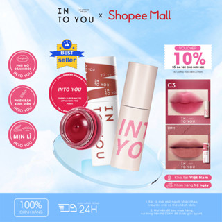   HOT  Son Bùn INTO YOU Bảng Màu Cá Tính Trendy Hợp Trend Hàn - Trung Giữ Màu Tốt Nhưng Không Khô Môi 