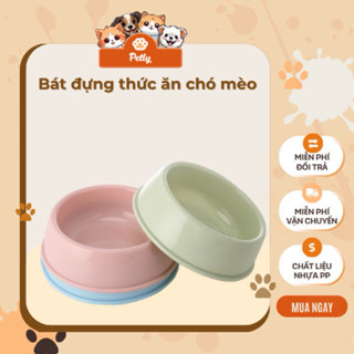 Bát đựng thức ăn, nước uống cho Chó, Mèo nhỏ. Bát tròn nhỏ [ SHOP SIÊU RẺ ]