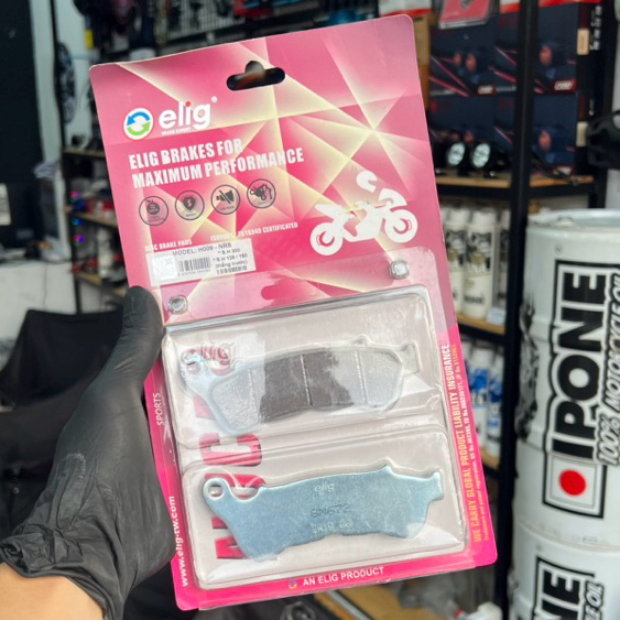 Bố Thắng ELIG NUCAP SPORT cao cấp dành cho heo trước 3 piston SH Ý 125/150 , SH Ý 300 ABS 2013/2014 