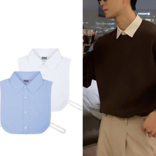  Cổ áo sơ mi giả công sở dành cho nam Cổ Áo Sơ Mi Rời Cổ Áo Sơ Mi Đức Phối Với Áo Len Và Áo Sweater 
