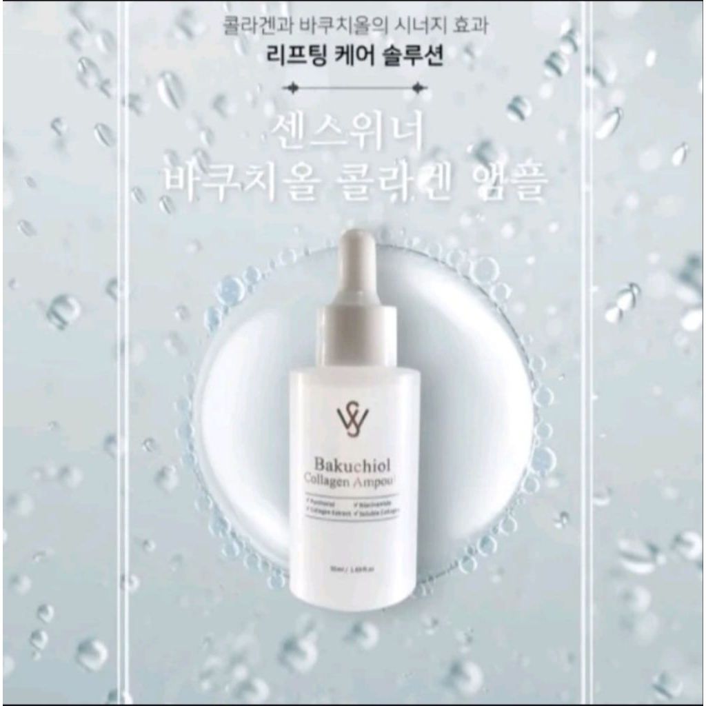 (korea)tinh chất serum bakuchiol collagen ampoule cao cấp  50mlHàn  cấp ẩm ,căng bóng ,phục hồi da